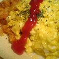 through111's cooksnap of when they made バジルの香り*チーズｉｎオムライス.