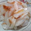 ぱど☆ちょ's cooksnap of when they made イカ刺しの梅肉和え.