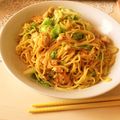 komugiko4's cooksnap of when they made 鶏ちゃん風♪塩焼きそば☆.