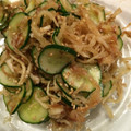 ☆yuyuneko☆'s cooksnap of when they made きゅうりと切り干し大根のさっぱり和え物.