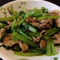 クック6WC7HJ☆'s cooksnap of when they made 豚肉と小松菜の香味炒め.