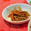 ワインパープル's cooksnap of when they made スパイシー☆きんぴらごぼう！お弁当にも♡.