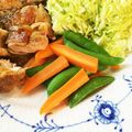 うさぎ姫っこ's cooksnap of when they made ノンオイル＊スナップエンドウと人参の副菜.