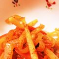 クック8X5EBN☆'s cooksnap of when they made 大根とにんじんのきんぴら.