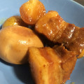 クックGJFGYR☆'s cooksnap of when they made 新じゃがと豚の角煮　菜の花添え.