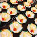 したーーん's cooksnap of when they made イチゴジャムクリームのロールケーキ.