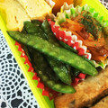 うさぎ姫っこ's cooksnap of when they made お弁当に♡こんがりきぬさや炒め.