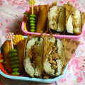 かなたママのチホ's cooksnap of when they made しょうが焼きおにぎらず.