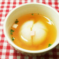 にゃにゃ☆☆☆'s cooksnap of when they made レンジで簡単♪新玉ねぎの丸ごとスープ.