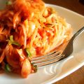 ぷぎぷぎブタ's cooksnap of when they made ダイエット!!しらたきでトマトパスタ❥.