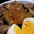 RIKKA310's cooksnap of when they made 簡単ご飯がすすむ 牛肉ゆで玉～すき煮.