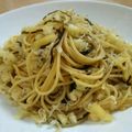 えみ❥'s cooksnap of when they made 【10分】ボールで♫沢庵バター醤油パスタ.