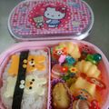 sunflower4's cooksnap of when they made お弁当 キャラ弁♡うさぎ 幼稚園.