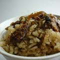 doiko's cooksnap of when they made 楽ﾁﾝ!!　さんま缶の炊き込みごはん★.