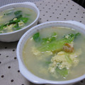 ともこキッチン's cooksnap of when they made レタスと干し海老☆中華風卵スープ.