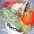 ツキちゃんママ's cooksnap of when they made 余り（残り）野菜で具だくさん☆春雨スープ.