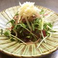 oyukidesu's cooksnap of when they made ごま油風味の鰹のたたきカルパッチョ♡.
