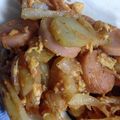 ｓａｙａーｓａｙａ's cooksnap of when they made 魚肉ソーセージと野菜のケチャップ炒め.