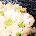 kotte318's cooksnap of when they made うすいえんどうで☆豆ごはん.
