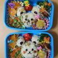 ゆうう♡'s cooksnap of when they made 遠足や運動会に簡単パンダ＆くまおにぎり.