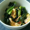 mle06's cooksnap of when they made 絹さやワカメ卵の中華和え★.