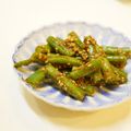 putimiko's cooksnap of when they made いんげんのゴマ味噌あえ♪.