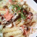 ☆えん☆'s cooksnap of when they made スモークサーモン＆マッシュルームパスタ♬.