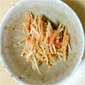 motu15's cooksnap of when they made ＊＊ごぼうと人参の味噌マヨ胡麻サラダ＊＊.