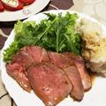 めぐすた's cooksnap of when they made 焼肉タレで☆簡単やわらかローストビーフ.