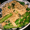 ★ゆきまろ★'s cooksnap of when they made アスパラとエノキのオイツナマヨ炒め♡.