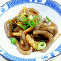 aihana369's cooksnap of when they made 蒟蒻とちくわの焼肉のタレきんぴら♪.