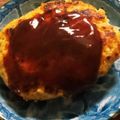 yuukaa21's cooksnap of when they made 鶏胸肉とおからパウダーのハンバーグ.