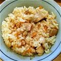 蜜茄子's cooksnap of when they made 炊きこまない！美味しい鶏ゴボウ飯♡.