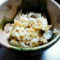☆みいKK☆'s cooksnap of when they made 旬の味！塩こんぶｄｅ味わい豆ごはん.