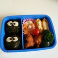 Ryushinﾏﾏ's cooksnap of when they made まっくろくろすけ キャラ弁.
