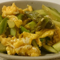 モモビション's cooksnap of when they made 簡単！アスパラガスの中華風卵とじ.
