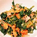 ★だんだん☆'s cooksnap of when they made ニンジンとホウレンソウの麺つゆ炒め.