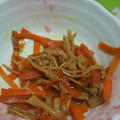 ♪☆haruha☆♪'s cooksnap of when they made にんじんとえのきのきんぴら.