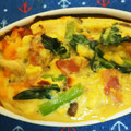 はびﾁｬﾝ's cooksnap of when they made 大活躍！おもてなしに食パンで簡単キッシュ.