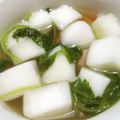 はいりほう's cooksnap of when they made はんぺん＆ホウレン草スープ.