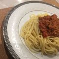 くろのゆめ's cooksnap of when they made ラム肉で♡ラム肉のミートソースパスタ.