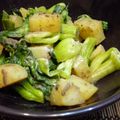 gongmei's cooksnap of when they made 簡単！菜の花とじゃがいものアンチョビ炒め.