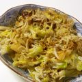Lapischan's cooksnap of when they made しらすとキャベツのにんにく炒め.