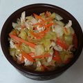 akira0619's cooksnap of when they made キャベツとササミのポン酢炒め.