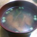 単！！'s cooksnap of when they made えんどう豆とハムのお吸い物。.