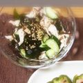 tinaya0208's cooksnap of when they made ★超簡単酢の物アレンジ★ささみもずく酢.