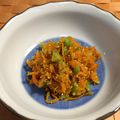 Susie845's cooksnap of when they made ご飯がすすむ☆春菊の茎とにんじんの常備菜.