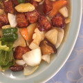 bramb's cooksnap of when they made 今日は本格中華の酢豚が食べた〜い♫.