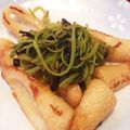 とろけい's cooksnap of when they made 三つ葉とちくわのからし醤油和え.