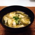 サンディサンディ's cooksnap of when they made お味噌汁【ニラ・卵・豆腐】.